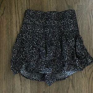 Free People FP Movement shorts black printed The Way Home shorts small